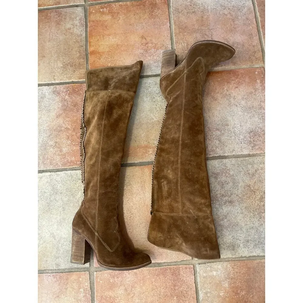Dolce Vita CLIFF over the knee suede boots size 8.5 - Picture 2 of 10
